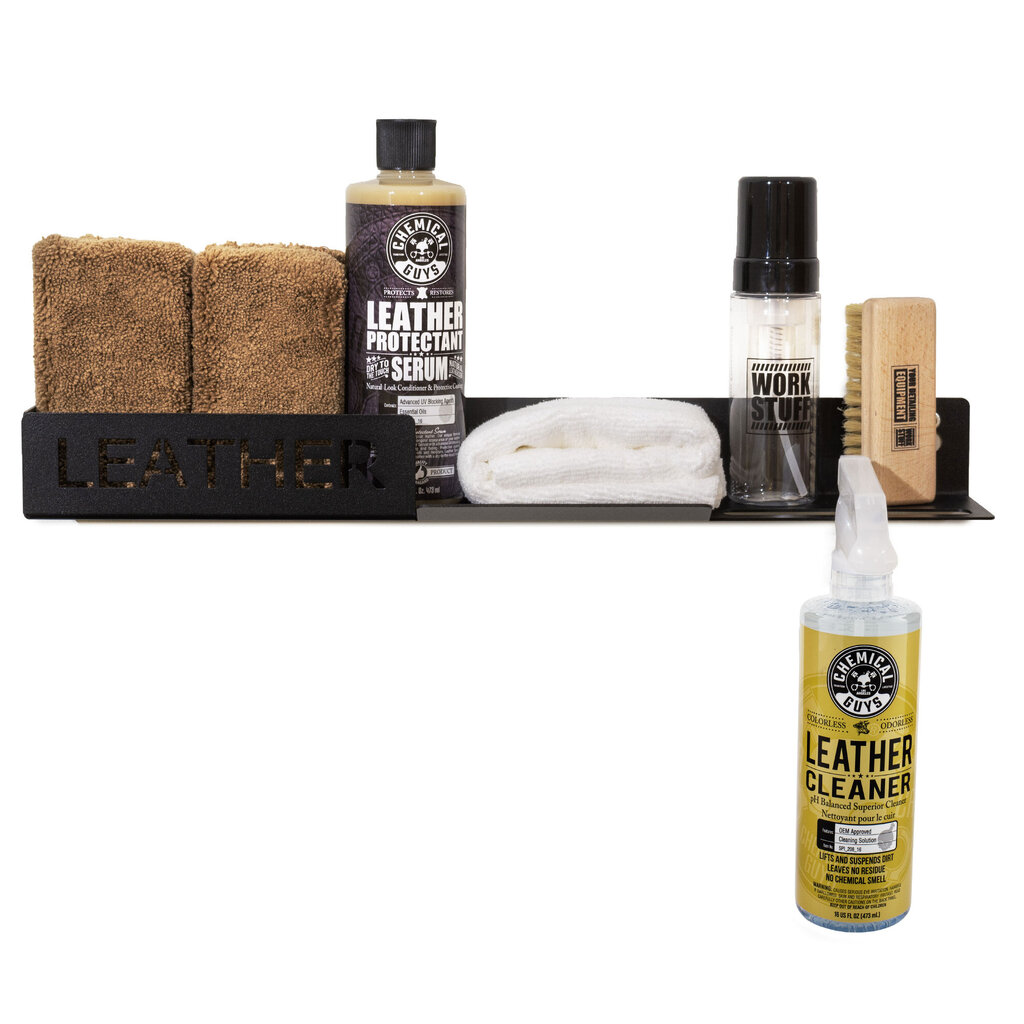 Chemical Guys Complete Leather Care Myk, matt finish. Inkl. Poka Hylle