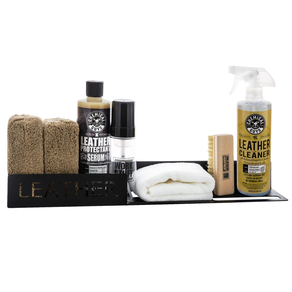 Chemical Guys Complete Leather Care Myk, matt finish. Inkl. Poka Hylle