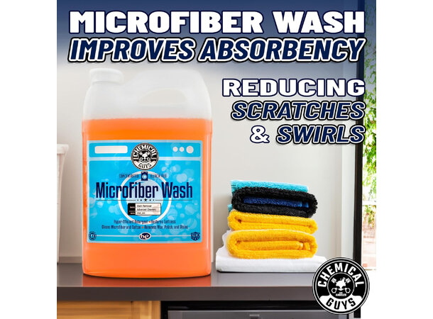 Chemical Guys Microfiber Wash Vaskemiddel - Effektiv Mikrofiber vask