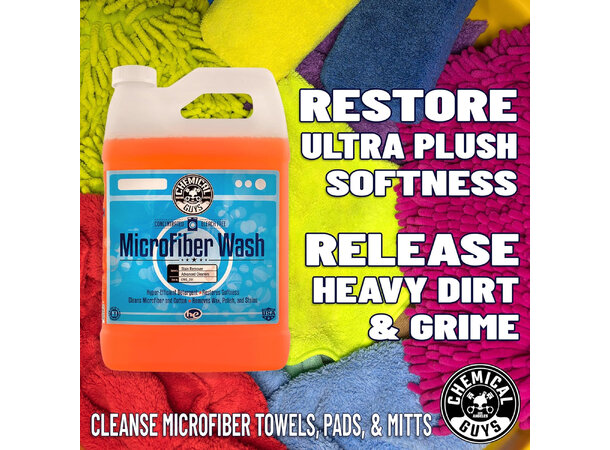Chemical Guys Microfiber Wash Vaskemiddel - Effektiv Mikrofiber vask