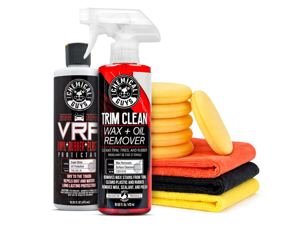 Fjern Polishrester fra Plastlister Redningen etter du har polert bilen 