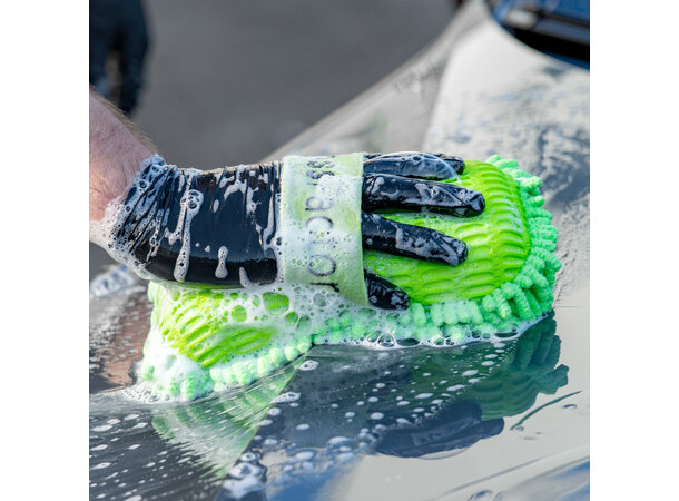 Gloss Factory Chenille Sponge Mikrofibersvamp med håndstrikk 