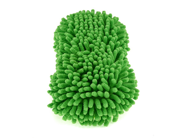 Gloss Factory Chenille Sponge Mikrofibersvamp med håndstrikk 