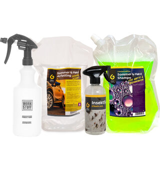 Gloss Factory Effektiv Sommervaskepakke Fjern insekt, fugleskitt, sevje, veistøv