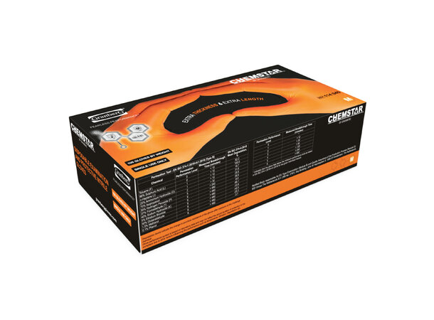 Granberg engangshanske Nitril Chemstar® Nitril, pudderfri. Oransje farge, 27 cm 
