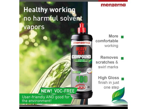 Menzerna Heavy Cut 400 Green Line 250ml | garasjetid