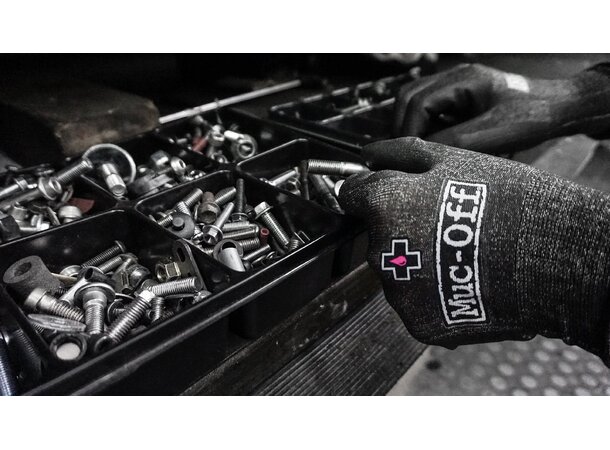 Muc-Off Mechanics Gloves Small Size 7 Hansker 360 ° beskyttelse mot kutt 