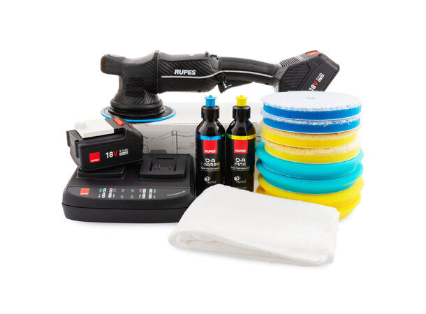 Rupes Bigfoot HLR21 iBrid Poleringmaskin Batteridreven poleringsmaskin (BAS-KIT) 