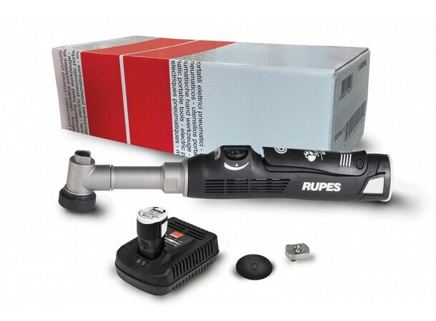 Rupes Nano Longneck STB Kit m/2 batt, lader, 12mm utkast, 50mm plate