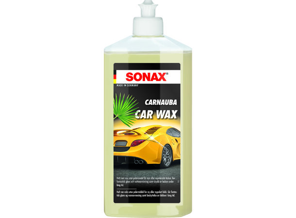Sonax Carnauba Car Wax Flytende voks, 500 ml.