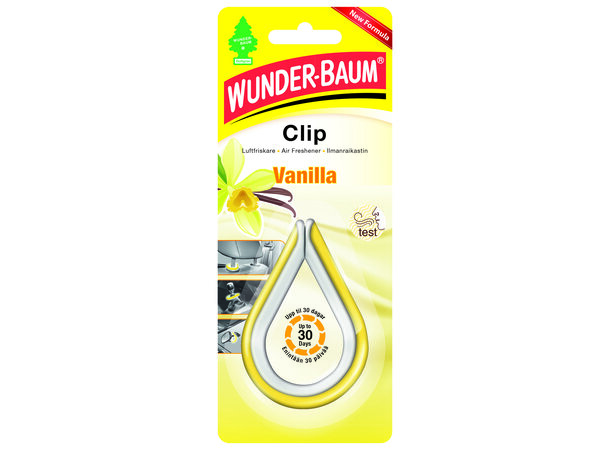 Wunder-Baum Clip Vanilje Luftfrisker Clip 