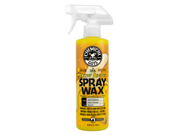 Chemical Guys Blazin Banana Spray Wax Carnauba spray voks, 473ml.