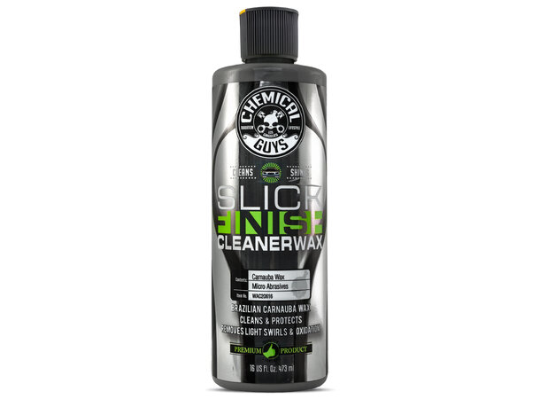 Chemical Guys Slick Finish Cleaner Wax 1-steg polish med voks, 473ml 