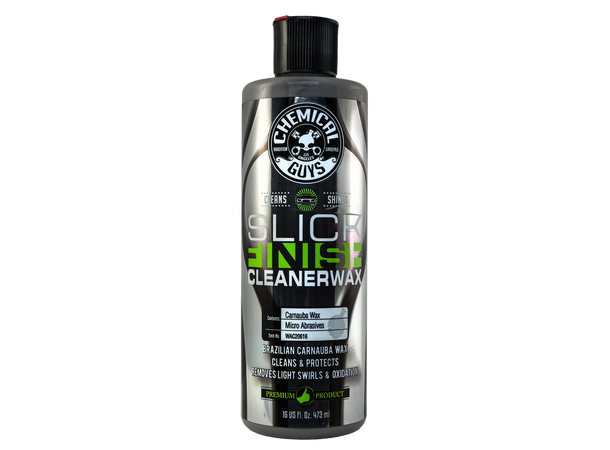 Chemical Guys Slick Finish Cleaner Wax 1-steg polish med voks, 473ml 