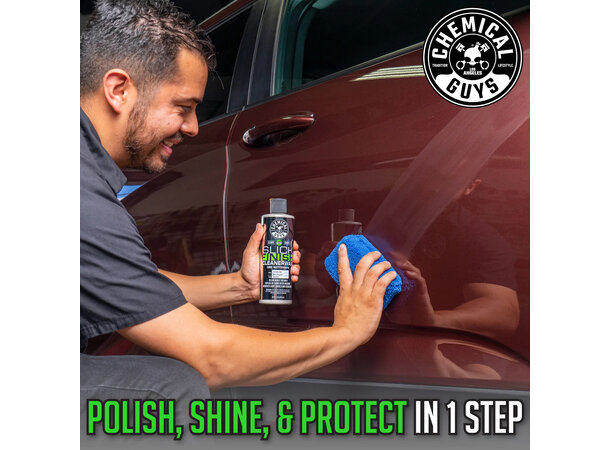 Chemical Guys Slick Finish Cleaner Wax 1-steg polish med voks, 473ml 