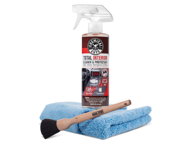 Chemical guys Total Interior Kit For vask av navigasjonsskjerm, dørpanel 