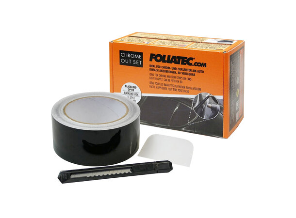 Foliatec Chrome Out Kit Glossy - Chrome Delete for Bilen