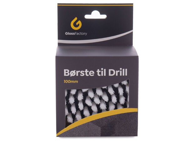 Gloss Factory Børste til Drill Til tekstiler, gummimatter, 100mm 