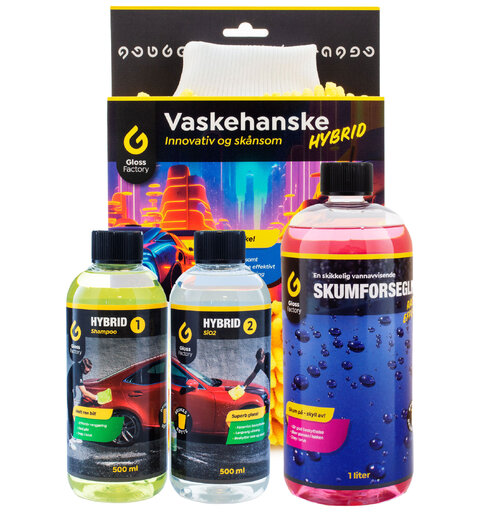 Gloss Factory Keramisk Vaskepakke Vask og beskytt med keramisk SiO2