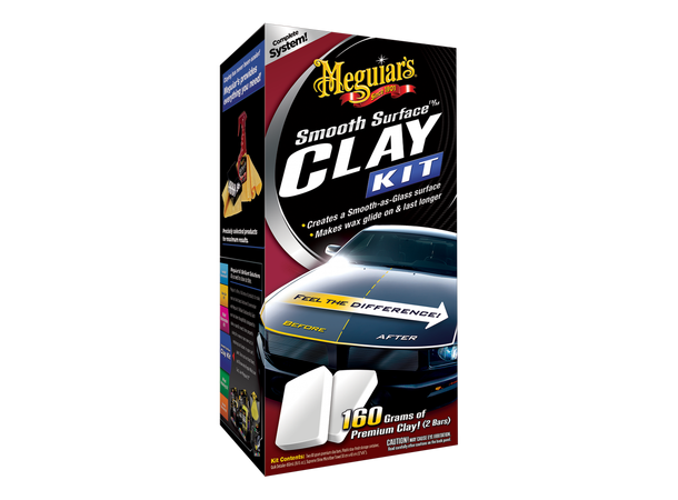 Meguiars Smooth Surface Clay Kit - Quick Detailer Plus Clay