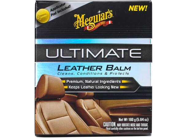 Meguiars Ultimate Leather Balm Skinnbalsam med naturlig innhold. 150gr