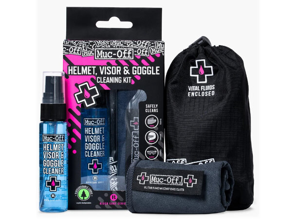 Muc-Off Visor, Lens & Goggle kit Rensesett for briller og visir 