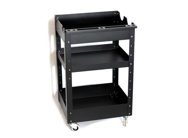 Poka Premium Pro bøtte detailervogn Tralle med plass til bøtte og 3 hyller 