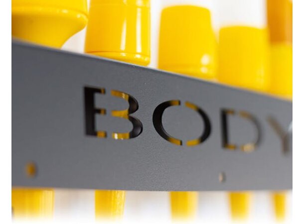 Poka Premium børsteholder, 40 cm Body, 1,5 mm galvansiert stål 