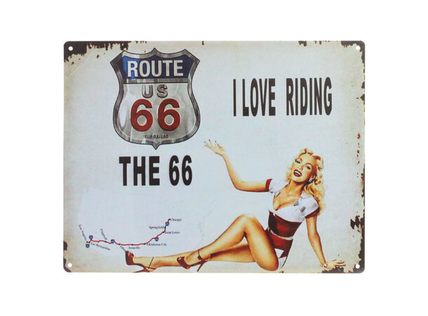 Retro dekroskilt til garasjen!