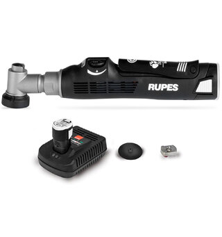 Rupes Nano Shortneck STB Kit m/2 batt, lader, 12mm utkast, 50mm plate