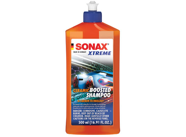 SONAX Xtreme Ceramic Boosted Schampoo 500ml, bilshampo med beskyttelse 