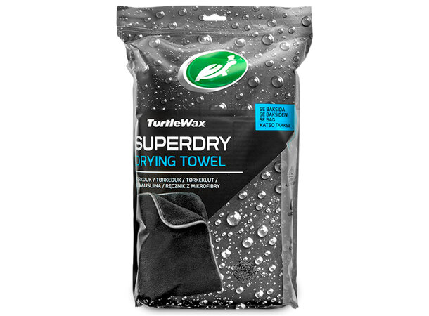 Turtle Wax SuperDry Drying Towel - Effektiv og skånsom tørking av bil