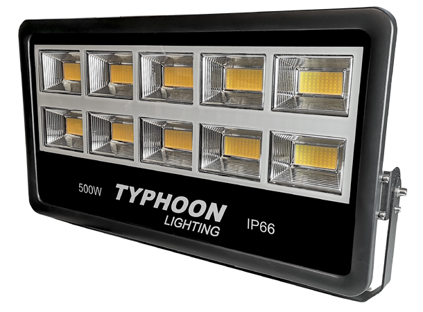 Typhoon LED 500W arbeidslampe 45000 Lumen, m/ festebrakett, IP66, 230V