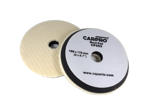 Carpro Wool Ring pad 155 mm grov polerpute, kort ull 