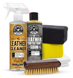 Chemical Guys Leather Care Kit Skinnpleiesett for langvarig beskyttelse