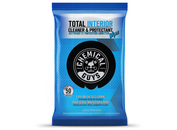 Chemical Guys Total Interior Wipes Interiør Rens & Beskyttelse 50 st
