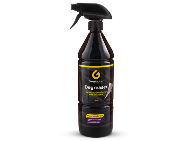 Gloss Factory Degreaser, 1L Avansert petro-avfetting m emulgator 