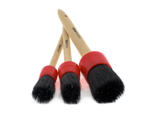 Gloss Factory Detailing Brushes 3-pk med detailerkoster 