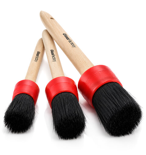 Gloss Factory Detailing Brushes 3-pk med detailerkoster