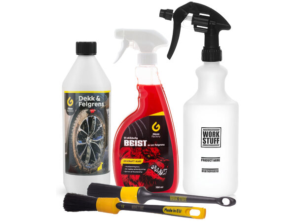 Gloss Factory Felg og Dekkvask Kraftig rengjøring av dekk og felg! 