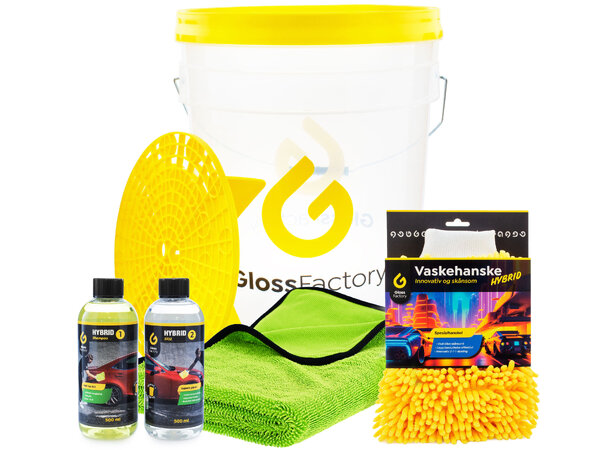 Gloss Factory Selvvaskpakke Ta med i selvvasken for raskt ren bil 