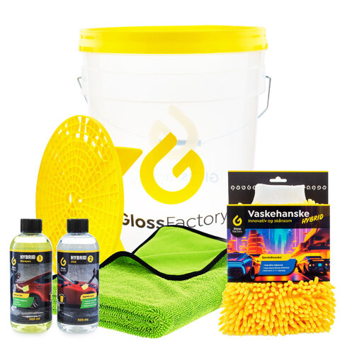 Gloss Factory Selvvaskpakke Ta med i selvvasken for raskt ren bil