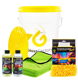 Gloss Factory Selvvaskpakke Ta med i selvvasken for raskt ren bil