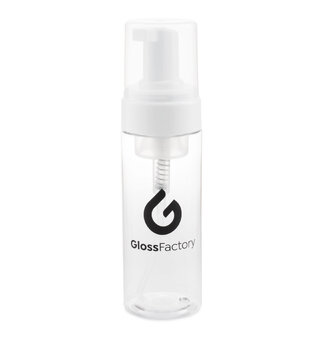 Gloss Factory Skumflaske Pumpeflaske som produserer skum, 150 ml.