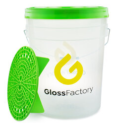 Gloss Factory Vaskebøtte Komplett 20 l. solid vaskebøtte med lokk og rist