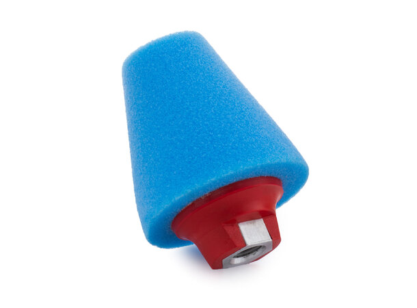 Honey Combination Mini Cone Buffing Pad 50x30mm Blå skumpute for drill, M14 grov 