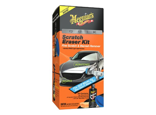 Meguiars Quik Scratch Eraser Kit Ripefjerner kit til drill