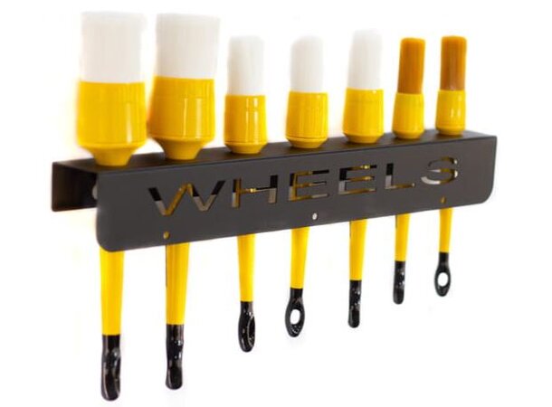 Poka Premium børsteholder, 40 cm Wheels, 1,5 mm galvansiert stål 