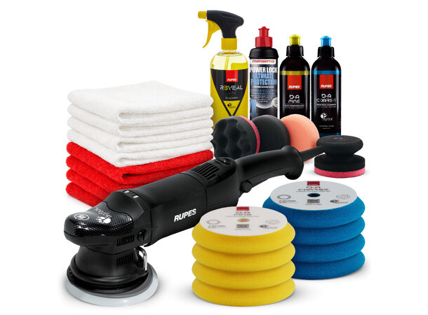 Rupes Startpakke maskinpolering A Komplett startpakke for hobby/detailer 