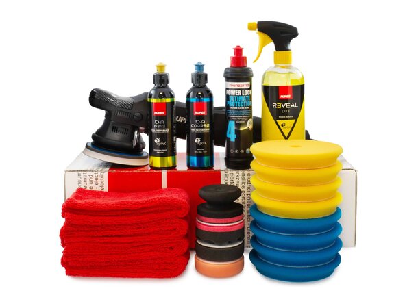 Rupes Startpakke maskinpolering A Komplett startpakke for hobby/detailer 